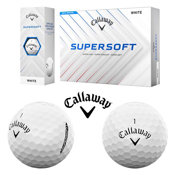 SUPERSOFT callaway ゴルフボール 1ダース【ホワイト】キャロウェイ