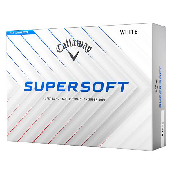 SUPERSOFT callaway ゴルフボール 1ダース【ホワイト】キャロウェイ