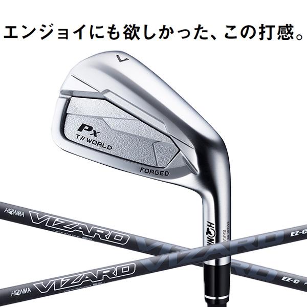 TW767 HONMA T//WORLD Px アイアン 5本セット(#6〜P) 【 VIZARD EZ-C