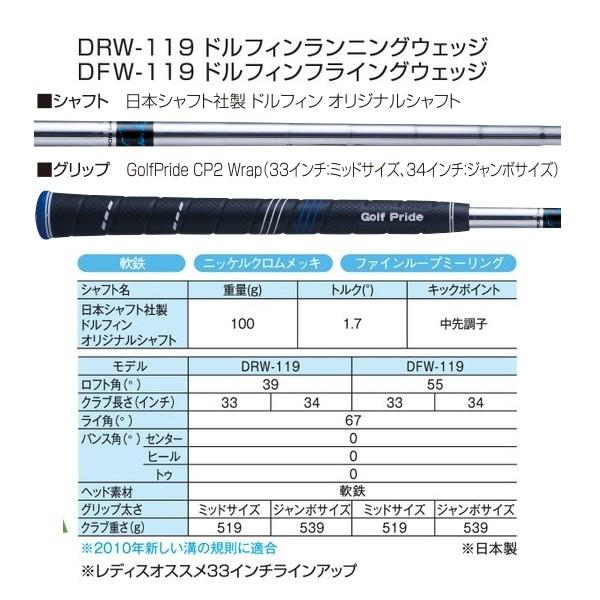 Kasco キャスコ ドルフィン ランニング ウェッジ DRW-119 39°｜otakara-golf｜06