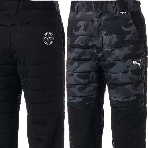 11M451◯PUMA GOLF パディング ジョガーパンツ 中綿 ゴルフパンツ