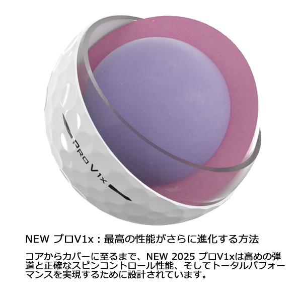 Pro V1x タイトリスト 25 PRO Titleist 1ダース ゴルフボール「日本