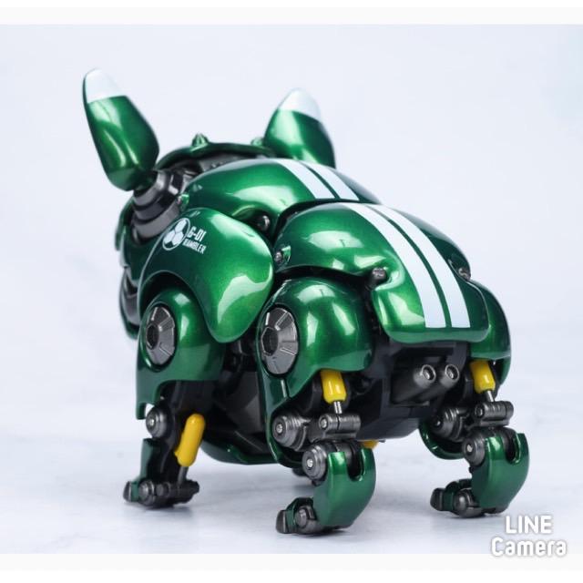 HWJ RAMBLER メカブルドッグ （グリーン） ロボット犬 塗装済み可動