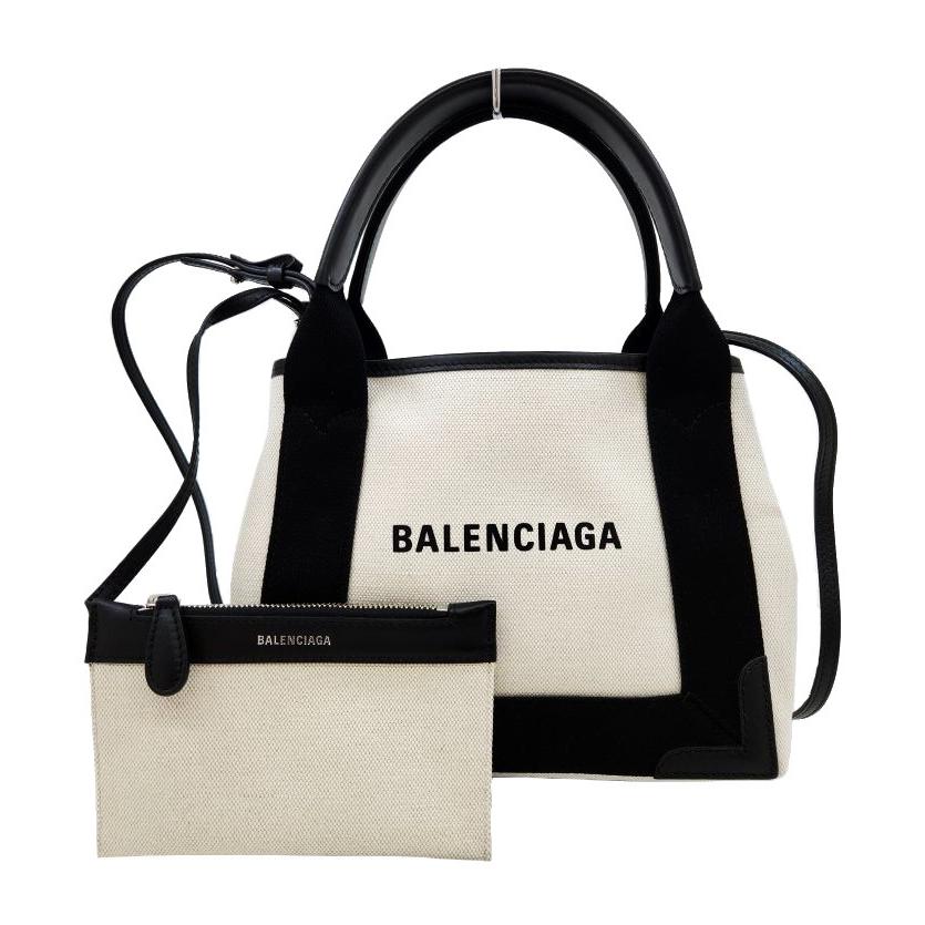 BALENCIAGA バレンシアガ「未使用品」390346 NAVY CABAS/ネイビーカバ  