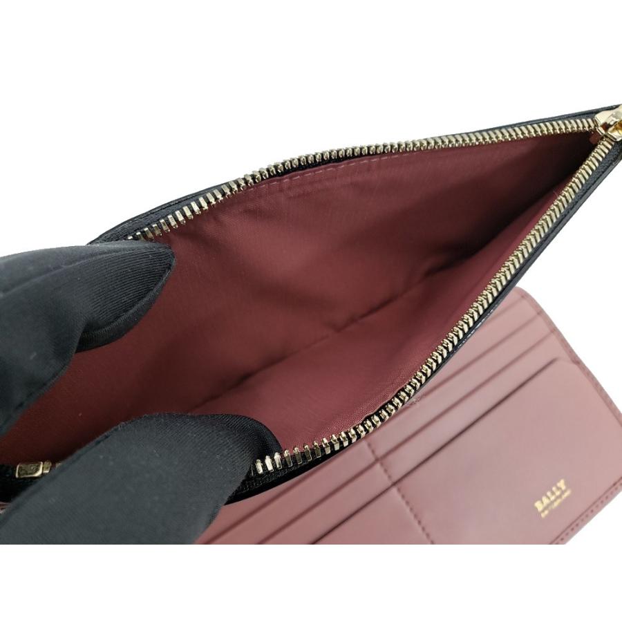 未使用品 Bally バリー Lill レディース レザー 二つ折り 長財布 ブラック ピンク 2391 Bally 2391 お宝堂 通販 Yahoo ショッピング