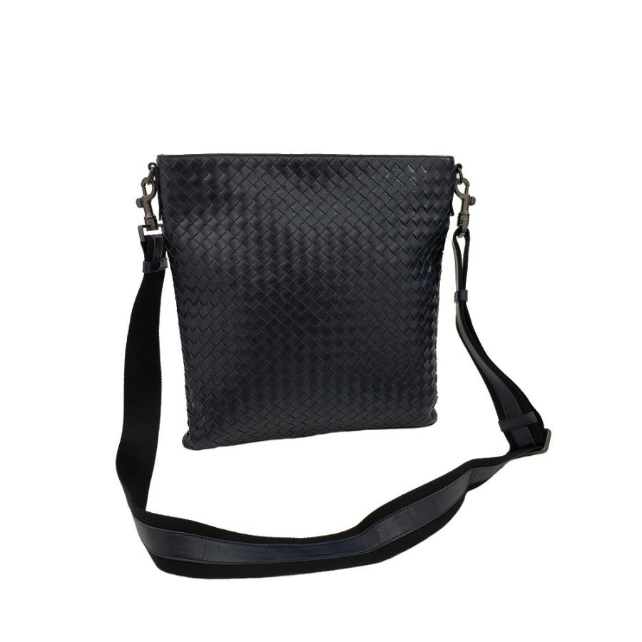 【未使用品】 BOTTEGA VENETA 【ボッテガヴェネタ】 イントレチャート 斜め掛けショルダーバッグ 276356 ブラック