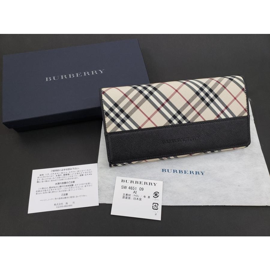 初回限定お試し価格】 BURBERRY バーバリー チェック柄 長財布