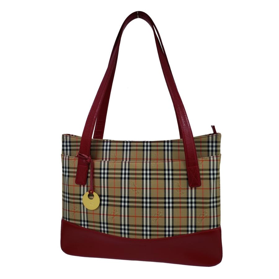 未使用品】 BURBERRY 【バーバリー】 ノバチェック柄 キャンバス