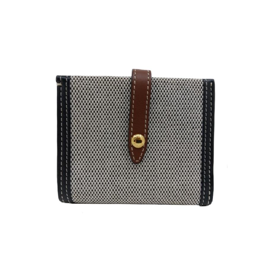 BURBERRY バーバリー「未使用品」8039546 キャンバス×レザー 二つ折り 