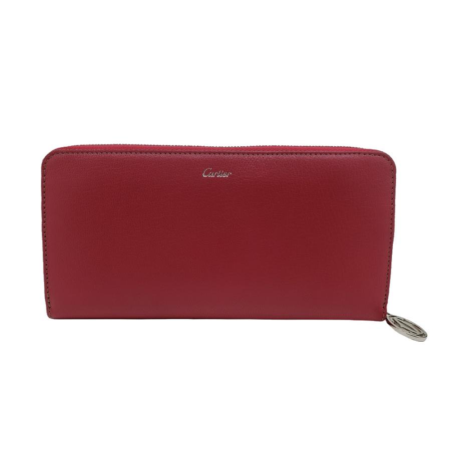 マスト ドゥ カルティエ ラウンドファスナー 長財布 L3001355  附属品 新品 保管品 Cartier カルティエ マスト ラウンドファスナー L3001355