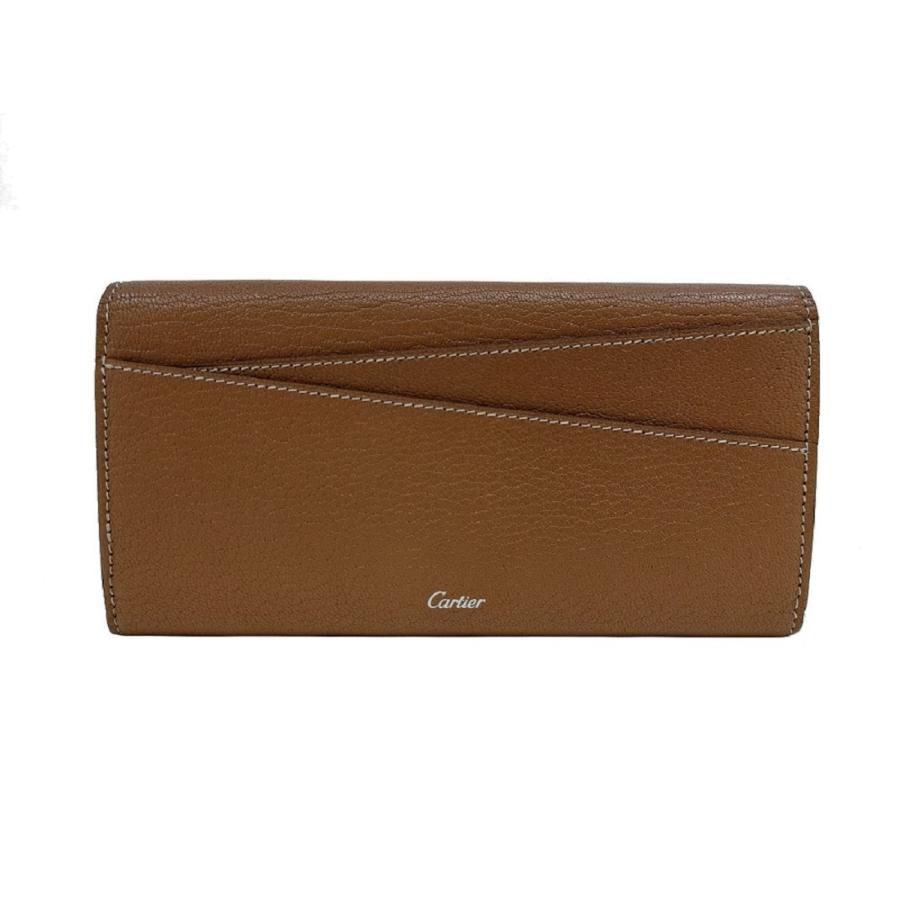 Cartier カルティエ「未使用品」L3001353 マスト ゴートスキン 3つ折り 