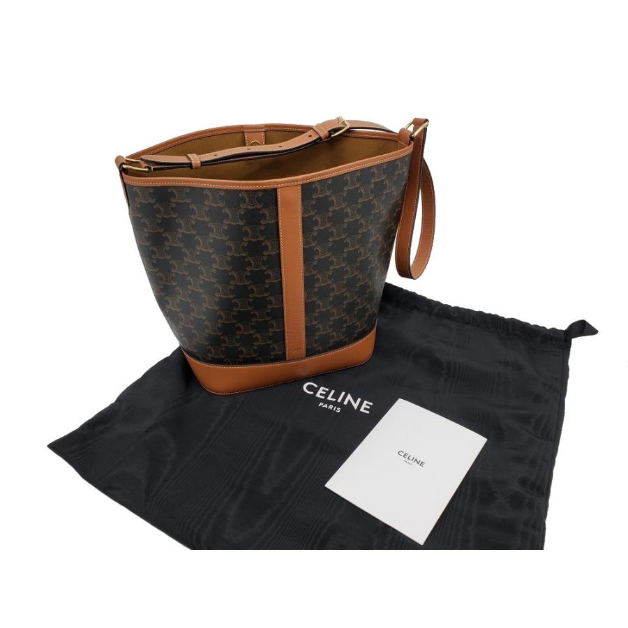 TRIOMPHE 【新品未使用】 CELINE 【セリーヌ】 バケットバッグ 
