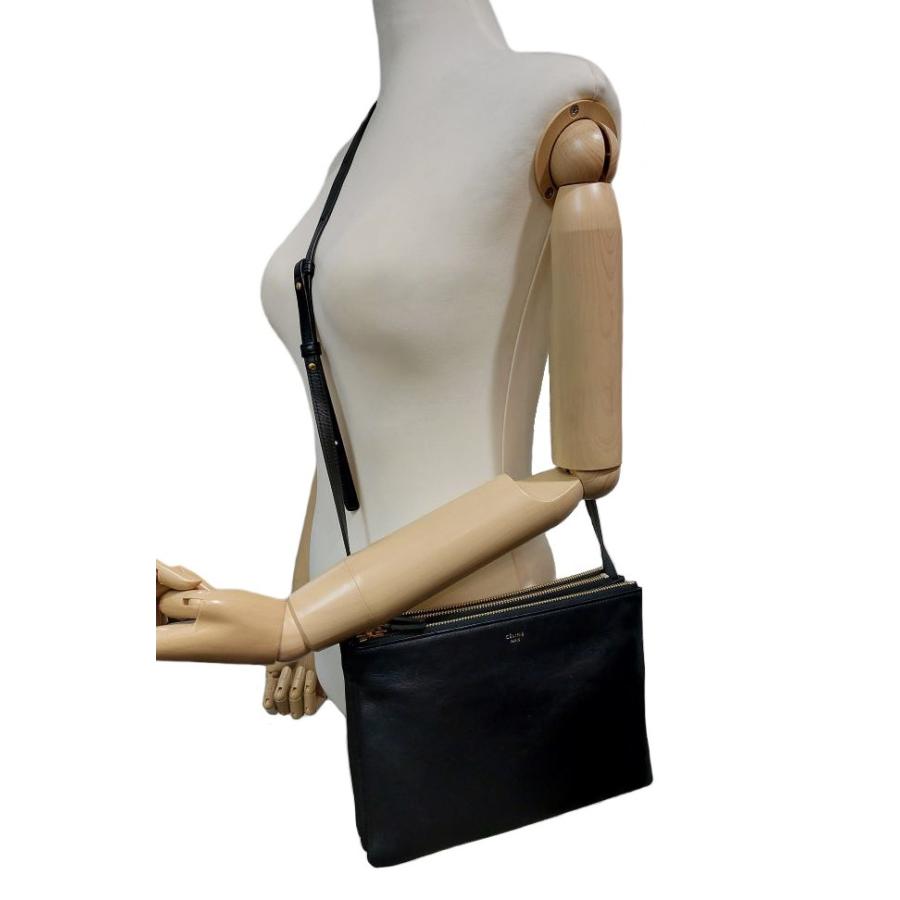 未使用品！CELINE【セリーヌ】TORIO トリオ ショルダーバッグ ラージ