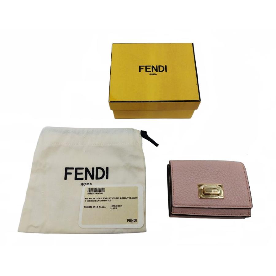 FENDI フェンディ「未使用品」8M0426 ピーカブー コンパクトウォレット 