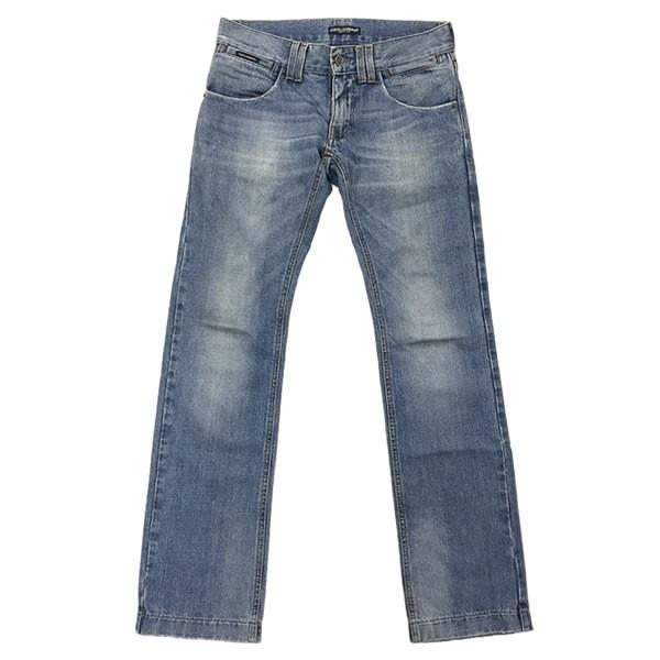 デニム ダメージ 44 ジーパン ドルチェアンドガッバーナ ストレート ブルー