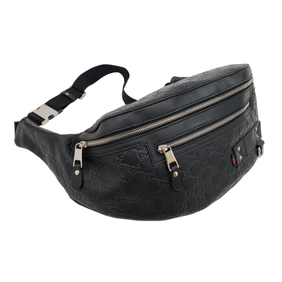 極美品】 GUCCI 【グッチ】 246409 グッチシマ レザー ボディバッグ  