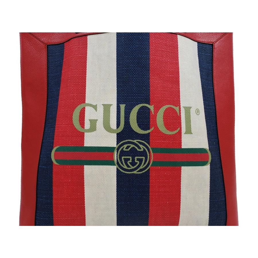 美品 GUCCI グッチ シルク 100％ レッド 赤 ペールブルー ストライプ 744379_4E217_4174_001_100_0000