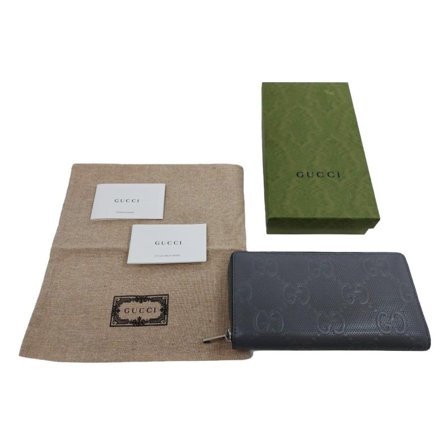 GUCCI（グッチ） グッチ「未使用品」625558 GGエンボス レザー 