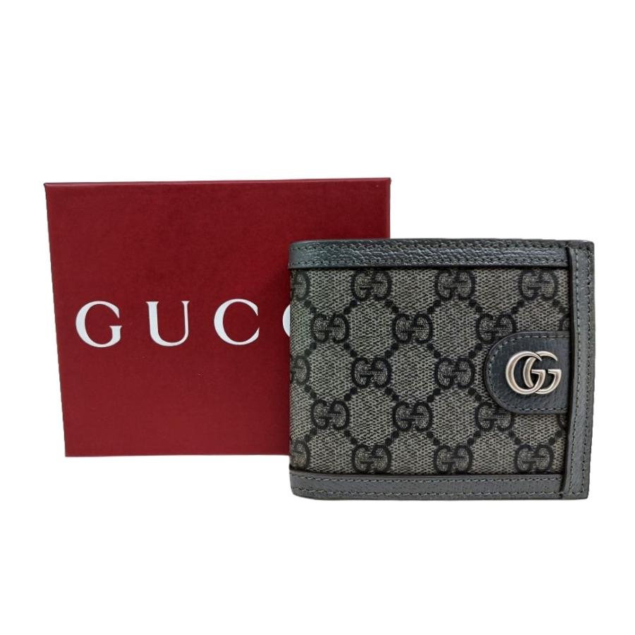 ❣️GUCCI グッチ❣️メンズ　GGウォレット二つ折り財布　597609 GUCCI（グッチ） グッチ「未使用品」597609 オフディア メンズ