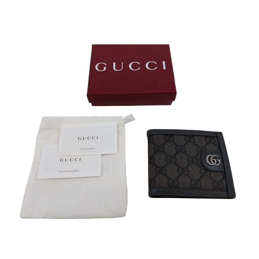 ❣️GUCCI グッチ❣️メンズ　GGウォレット二つ折り財布　597609 GUCCI（グッチ） グッチ「未使用品」597609 オフディア メンズ