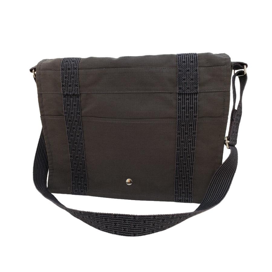 極美品］エルメスエールラインキャンバスビジネスバッグショルダーバッグ