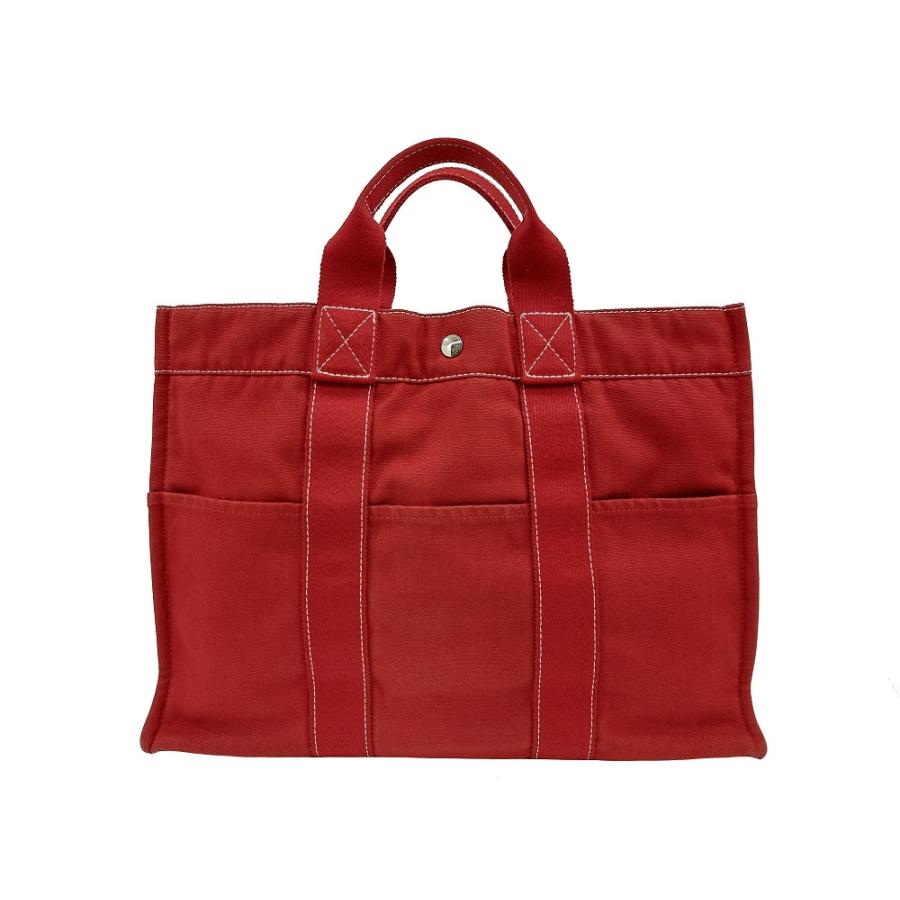 HERMES エルメス「極美品」サックドーヴィル MM キャンバス トートバッグ ハンドバッグ （3855） hermes3855