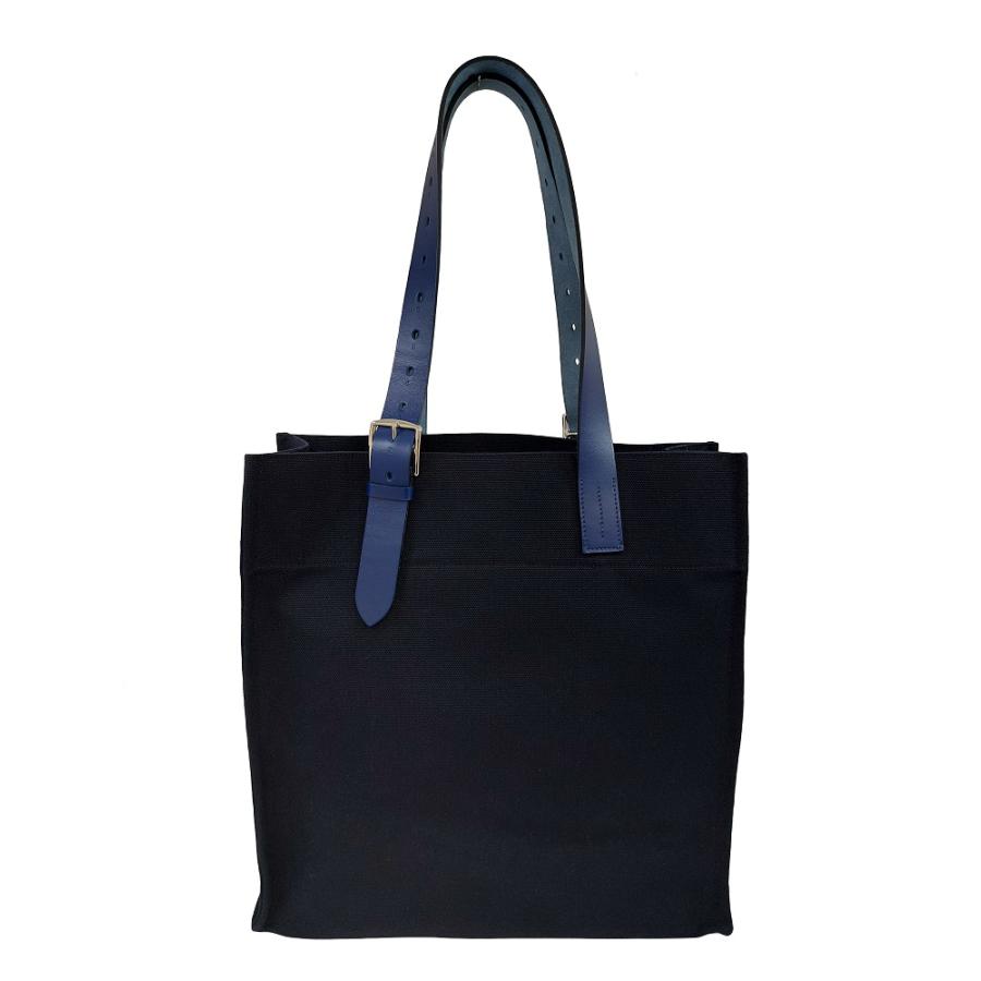 HERMES エルメス「新品未使用」エトリヴィエール トワルゴエラン×レザー 縦型 トートバッグ T刻印（3903） HERMES3903