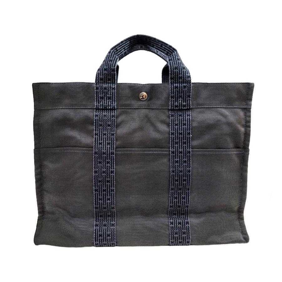 エルメス HERMES エールライン MM ハンドバッグ トートバッグ ナイロン 