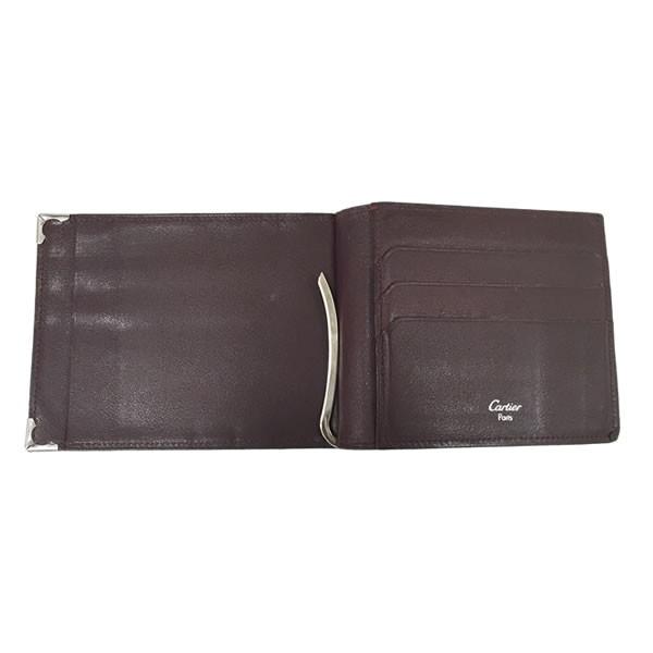 Cartier カルティエ マネークリップ 二つ折り財布 カボション Cartier カルティエ マネークリップ 二つ折り財布 カボション