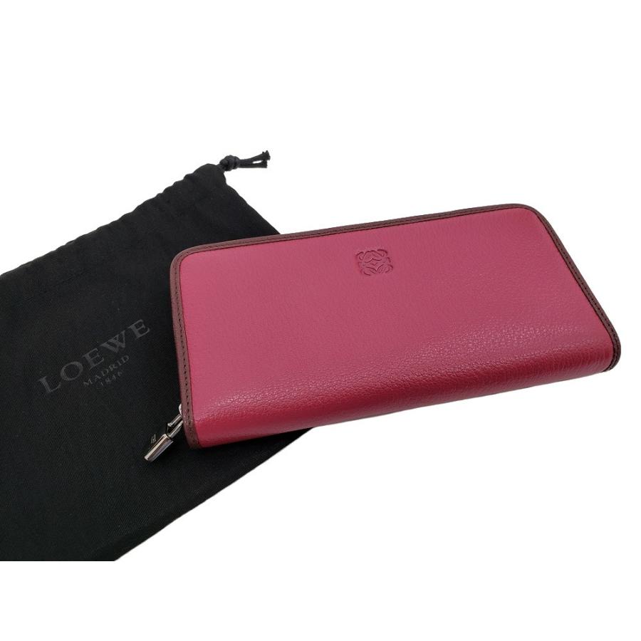 LOEWE 【未使用品】 【ロエベ】 アマソナ ラウンドファスナー長