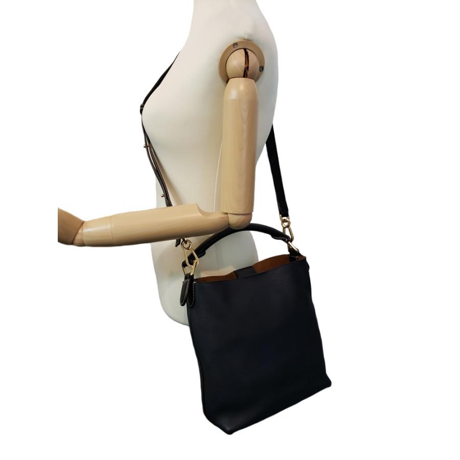 LOEWE 【極美品】 【ロエベ】 35212KBR83 Tバケット スモール 2WAY  