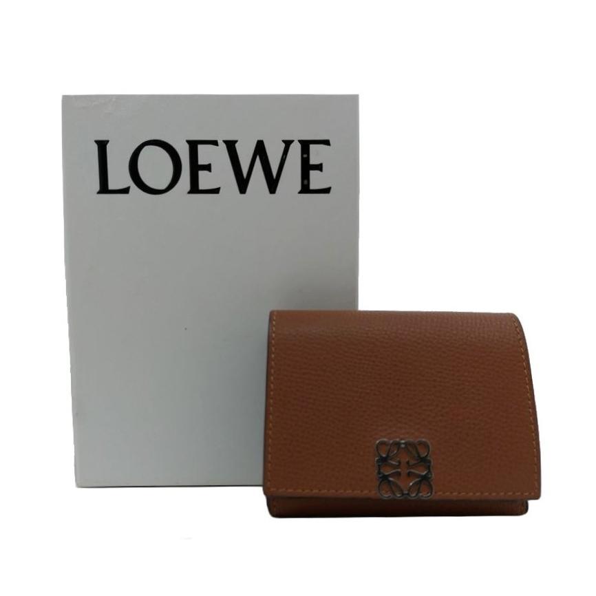 [新品未使用]LOEWE トライフォールド ウォレット LOEWE アナグラムトライフォールド ウォレット