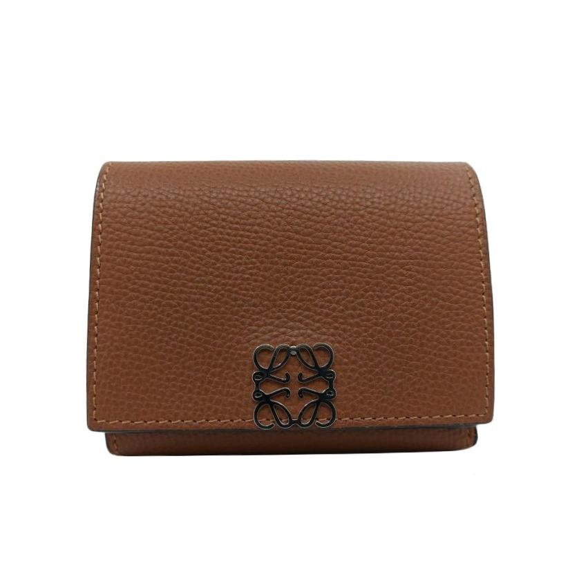 [新品未使用]LOEWE トライフォールド ウォレット LOEWE アナグラムトライフォールド ウォレット