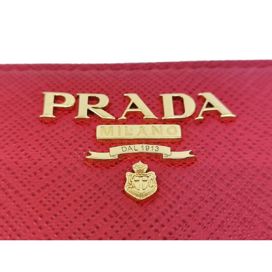 PRADA プラダ「未使用品」1ML506 サフィアーノレザー ラウンド