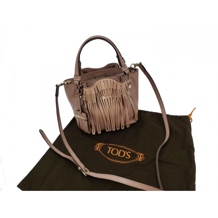 TOD'S 【未使用品】 【トッズ】 フリンジ フラワーバッグ TOD'S 【未使用品】 【トッズ】 フリンジ フラワーバッグ