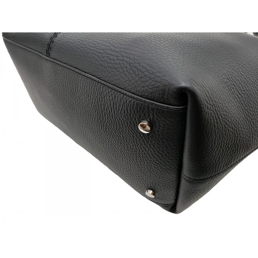 TOD's ジョイ　トートバッグ ブラック　レザー TOD'S（トッズ） 【未使用品】 【トッズ】 JOYバッグ ミディアム