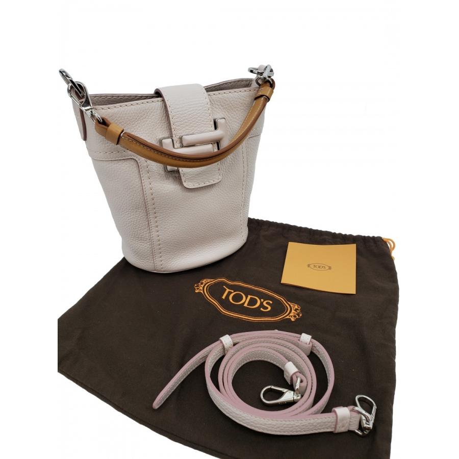 未使用品】 TOD'S 【トッズ】 ダブルT バケットバッグ ミニ 2WAY 未使用品】 TOD'S 【トッズ】 ダブルT バケットバッグ ミニ 2WAY