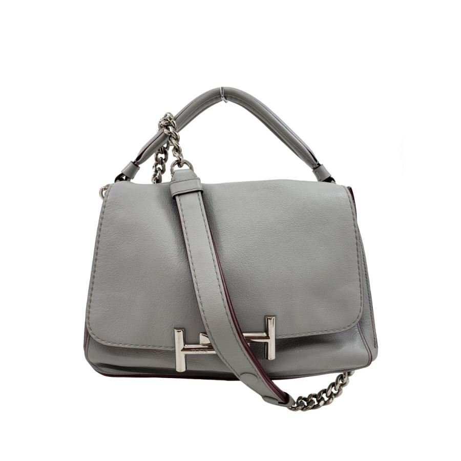 TOD'S（トッズ） 【極美品】 【トッズ】 ダブルT レザー 2WAY