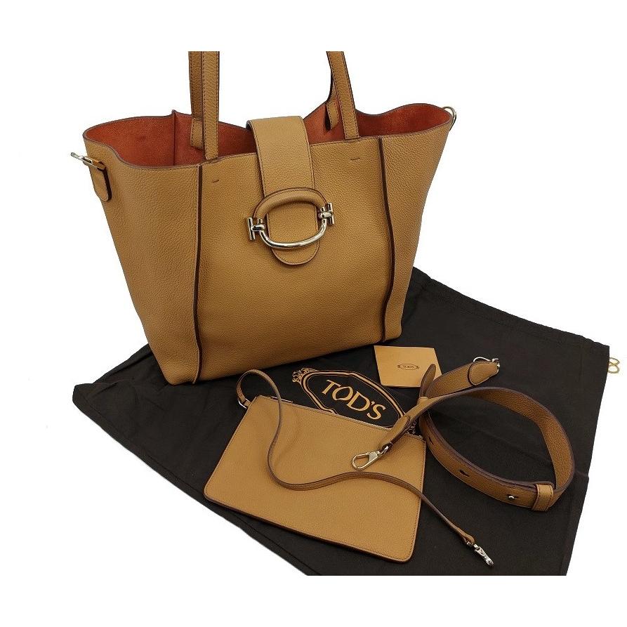 TOD'S トッズ「未使用品」Tリング 2WAY レザー ショッピング TOD'S トッズ「未使用品」Tリング 2WAY レザー ショッピング