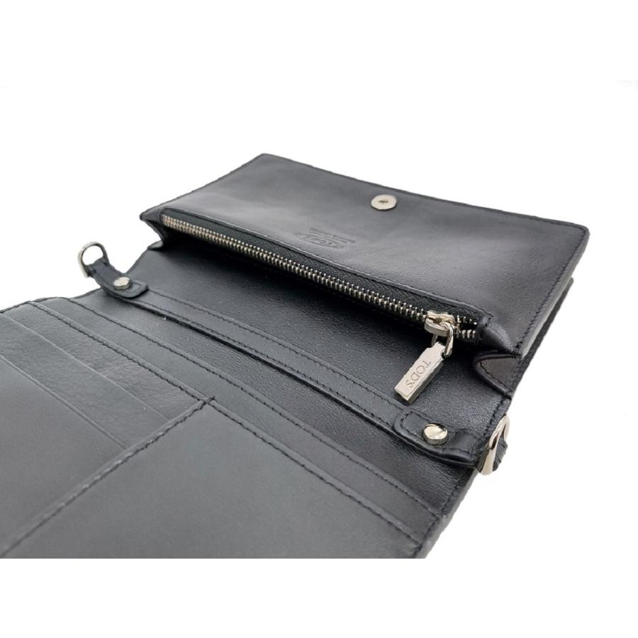 TOD'S TOD'S トッズ「未使用品」ダブルT レザー レディース TOD'S TOD'S トッズ「未使用品」ダブルT レザー レディース