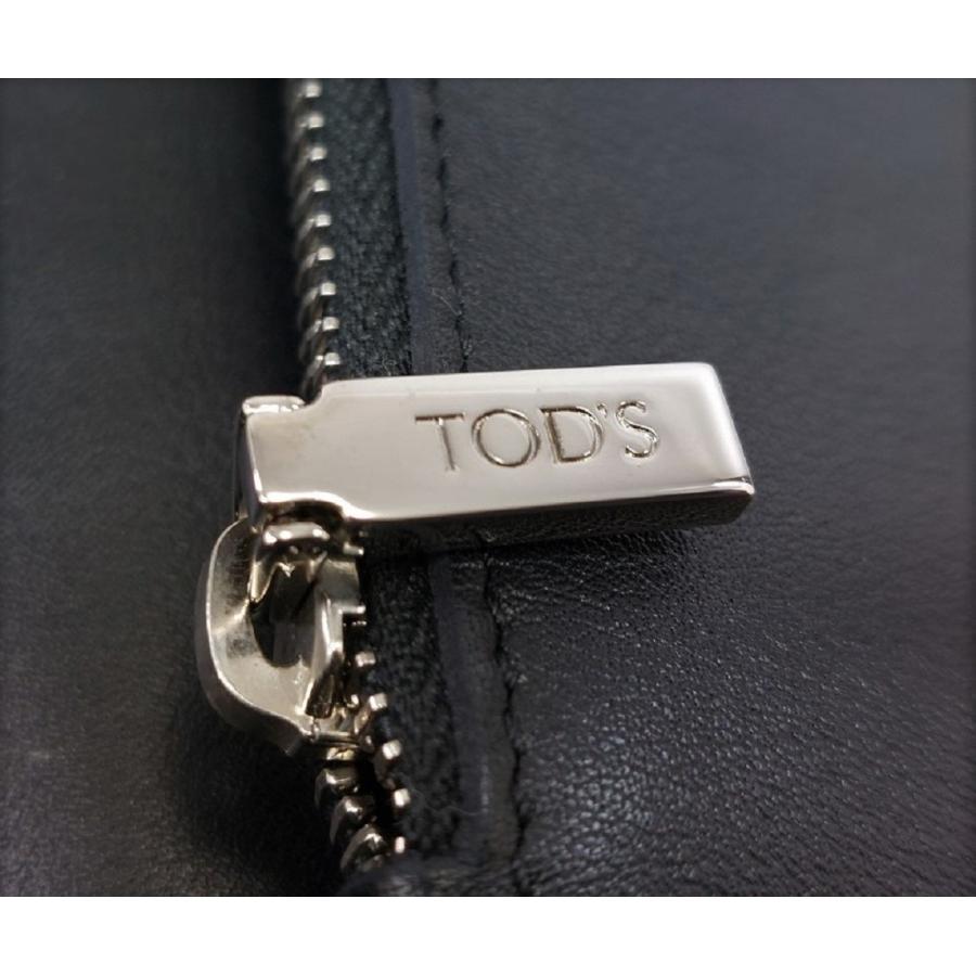 TOD’S トッズ「未使用品」ダブルT レザー レディース チェーンショルダー ウォレット （4227）｜otakarado｜15