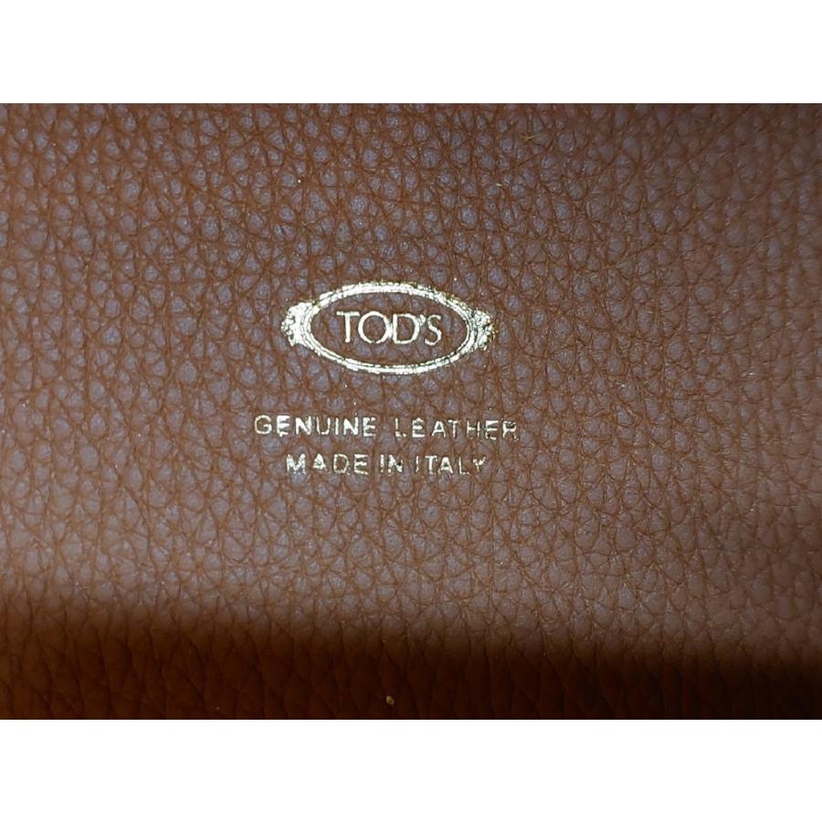 TOD'S トッズ「未使用品」Tリング レザー ショッピングトートバッグ 日本未発売（4315）｜otakarado｜12