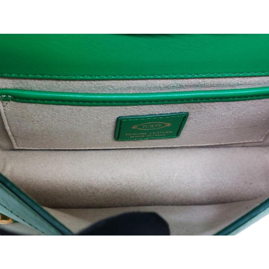 TOD'S（トッズ） トッズ「未使用品」Tタイムレス レザー 2WAY チェーン