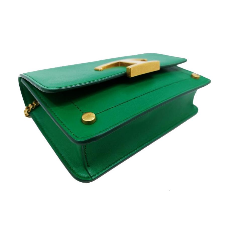 TOD'S（トッズ） トッズ「未使用品」Tタイムレス レザー 2WAY チェーン