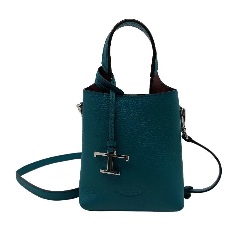 TOD'S（トッズ） TOD'S トッズ「未使用品」Tタイムレス レザー バッグ