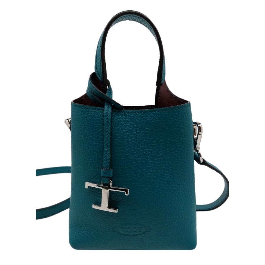 【美品】TOD'S トッズ ハンドバッグ クロコ型押しレザー キャンバス TOD'S（トッズ） TOD'S トッズ「未使用品」Tタイムレス レザー バッグ