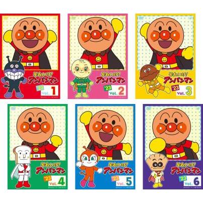 それいけ！アンパンマン　'23 DVD全6巻セット それいけ!アンパンマン'23 全6枚 1、2、3、4、5、6 レンタル落ち 全巻