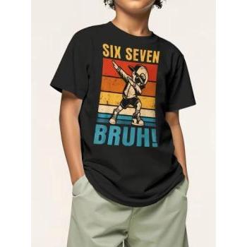 イタリアン・ブレインロット Tシャツ 半袖 140cm 黒 シックスセブン
