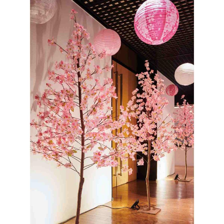 春の装飾 桜 さくら 飾り 造花 店舗・自宅兼用 桜立ち木 1台 幅86×奥行86×高さ200cm 室内仕様_3