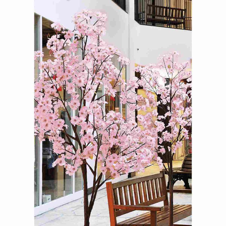 春の装飾 桜 さくら 飾り 造花 店舗・自宅兼用 桜ツリー 1台 幅70×奥行70×高さ200cm 組立式(2分割) 室内仕様の画像